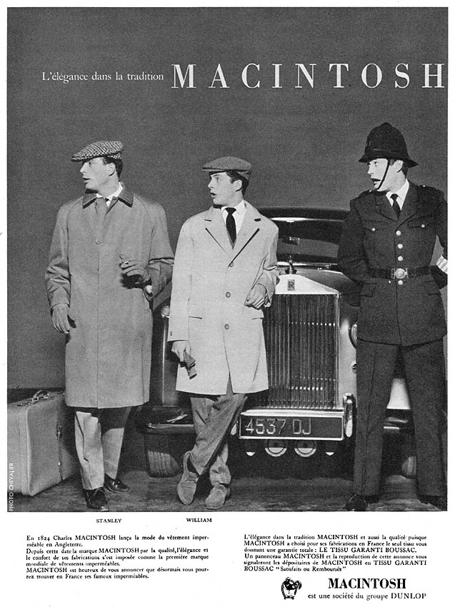 Publicité Macintosh 1958