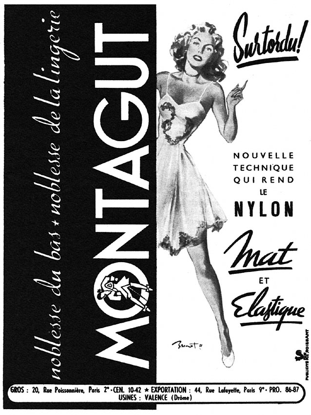 Publicité Montagut 1951