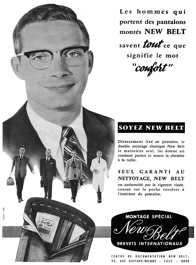 Publicité Newbelt 1957