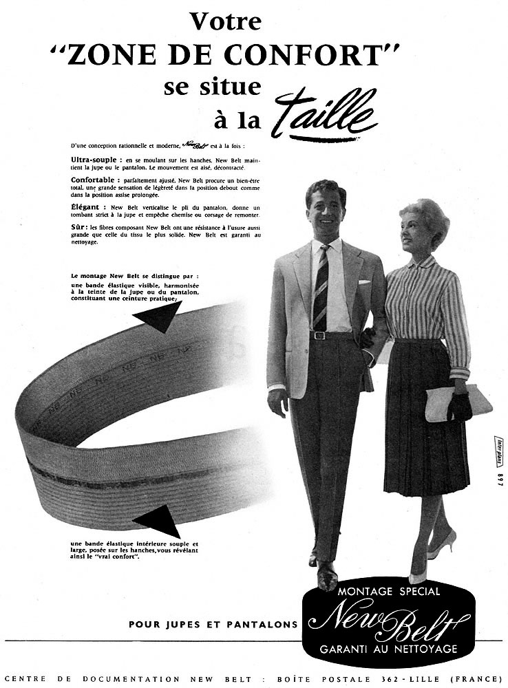 Publicité Newbelt 1959