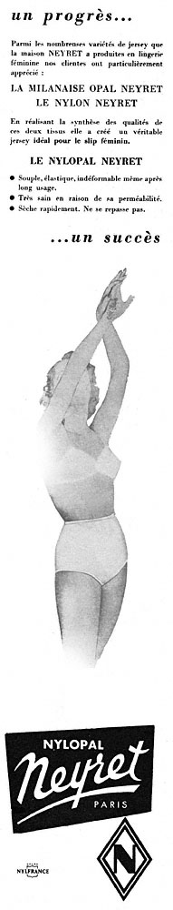 Publicité Neyret 1954