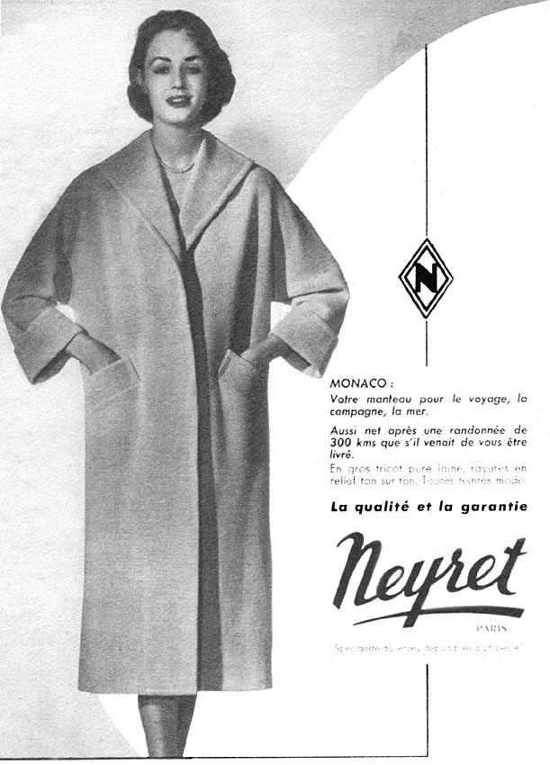 Publicité Neyret 1955