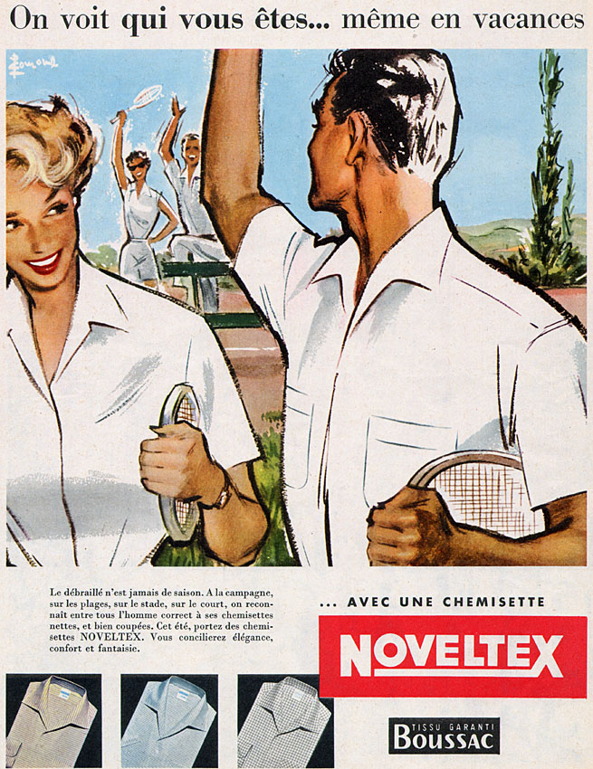 Publicité Noveltex 1955