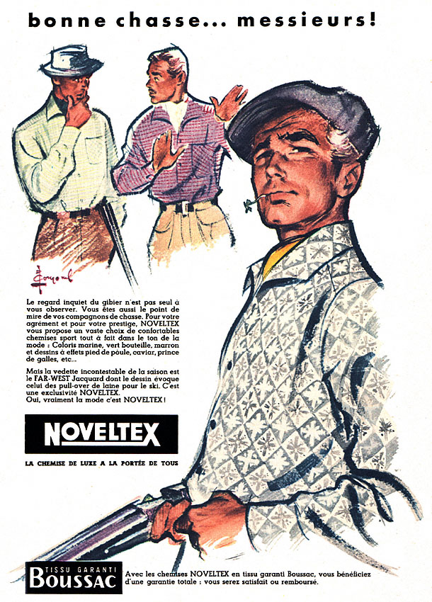 Publicité Noveltex 1956