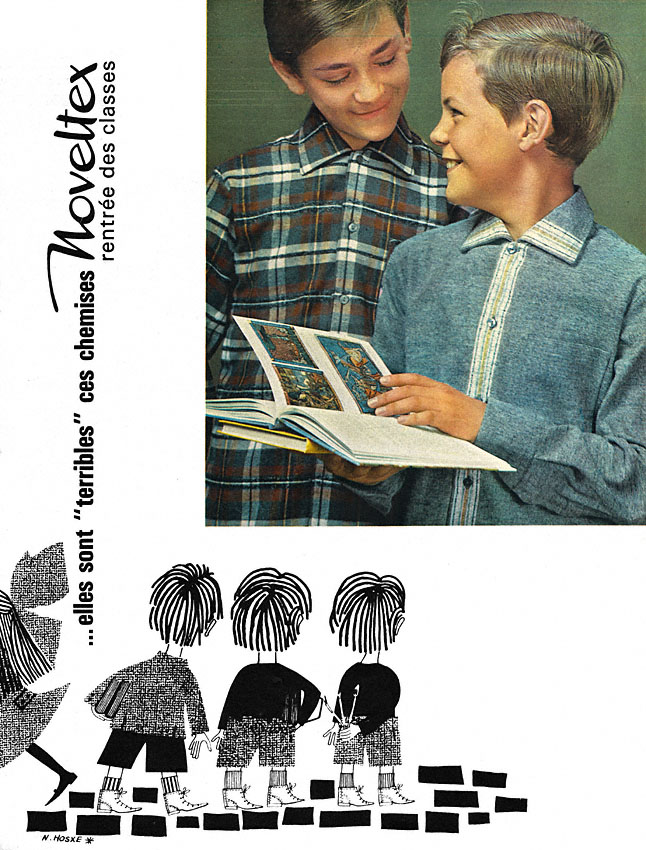 Publicité Noveltex 1963