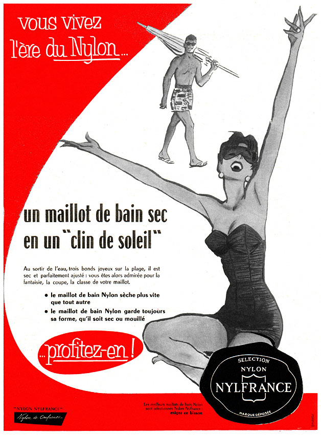Publicité Nylfrance 1955