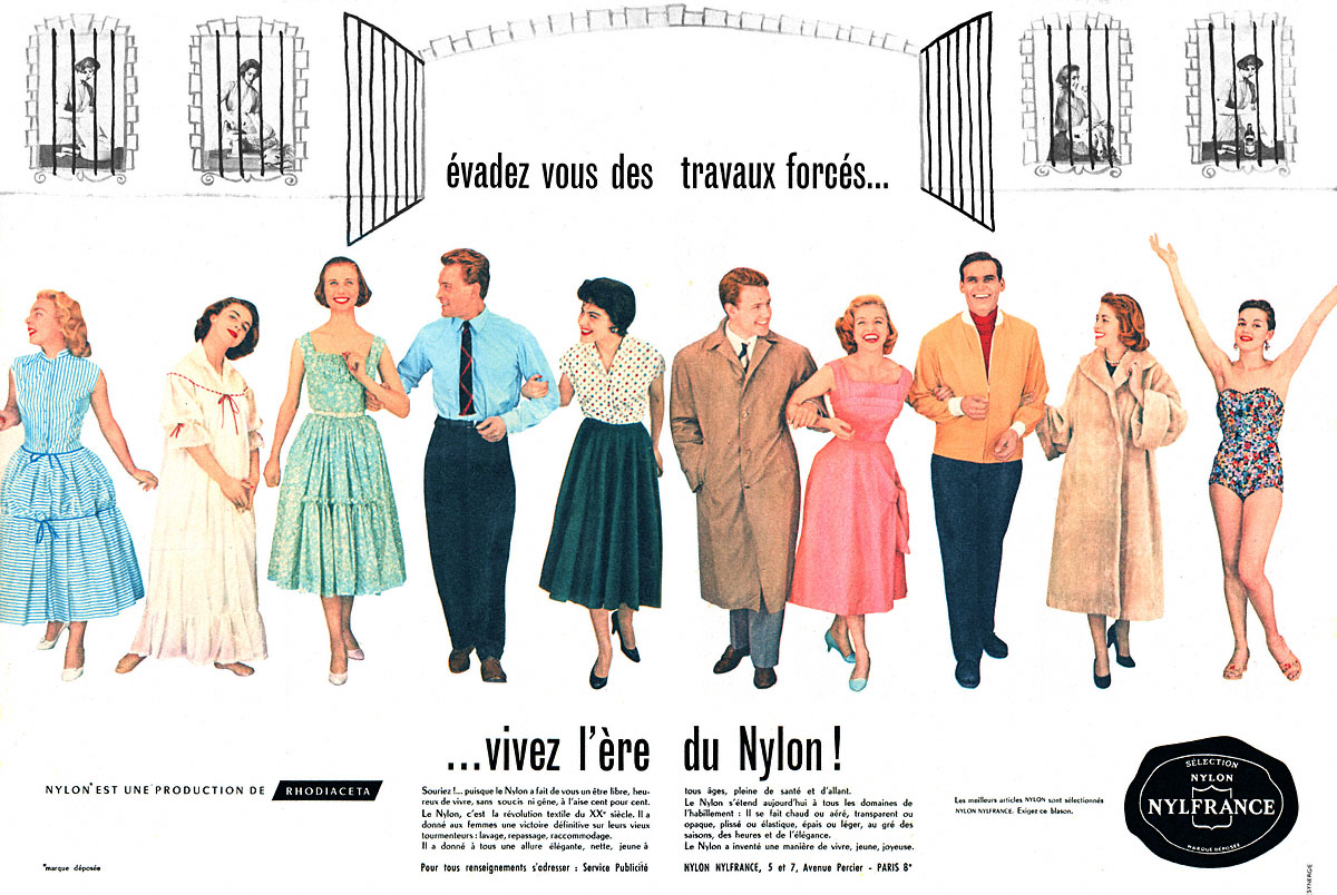 Publicité Nylfrance 1956