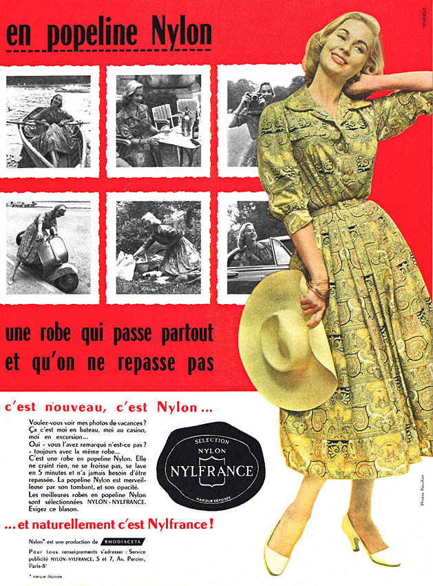 Publicité Nylfrance 1956