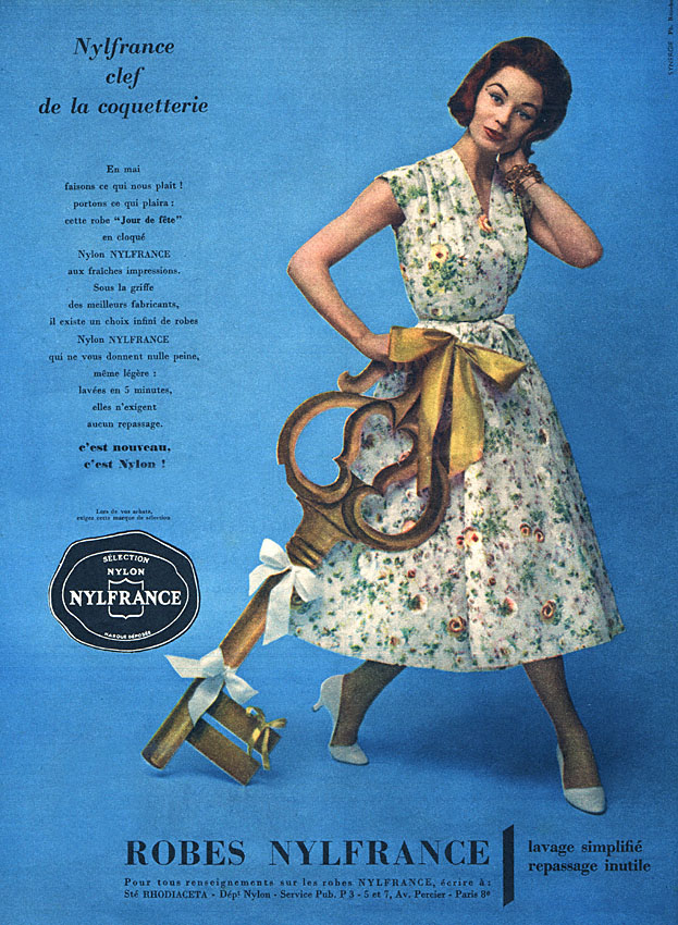 Publicité Nylfrance 1957