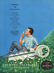 Publicit Nylfrance 1957