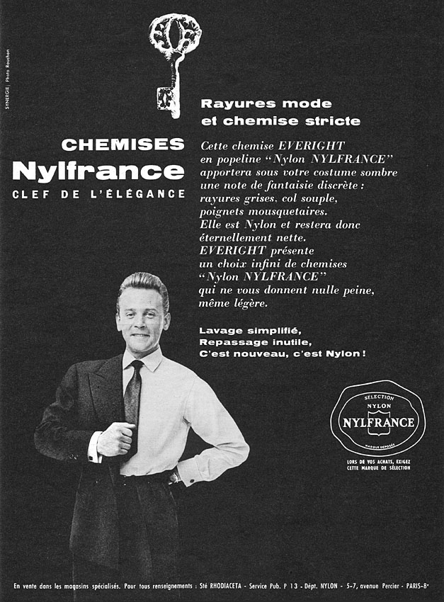 Publicité Nylfrance 1957