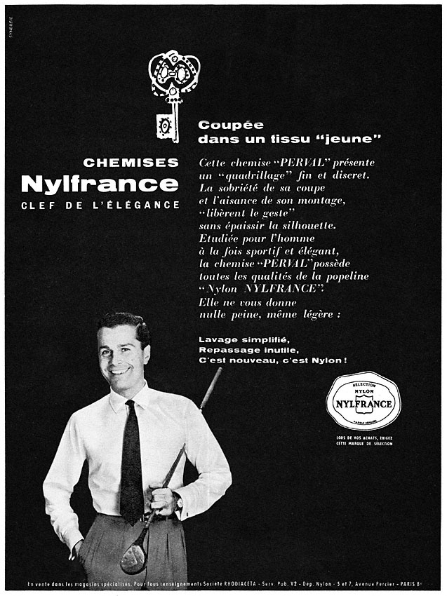 Publicité Nylfrance 1957