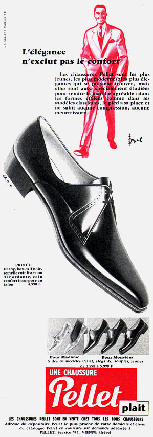 Publicité Pellet 1958