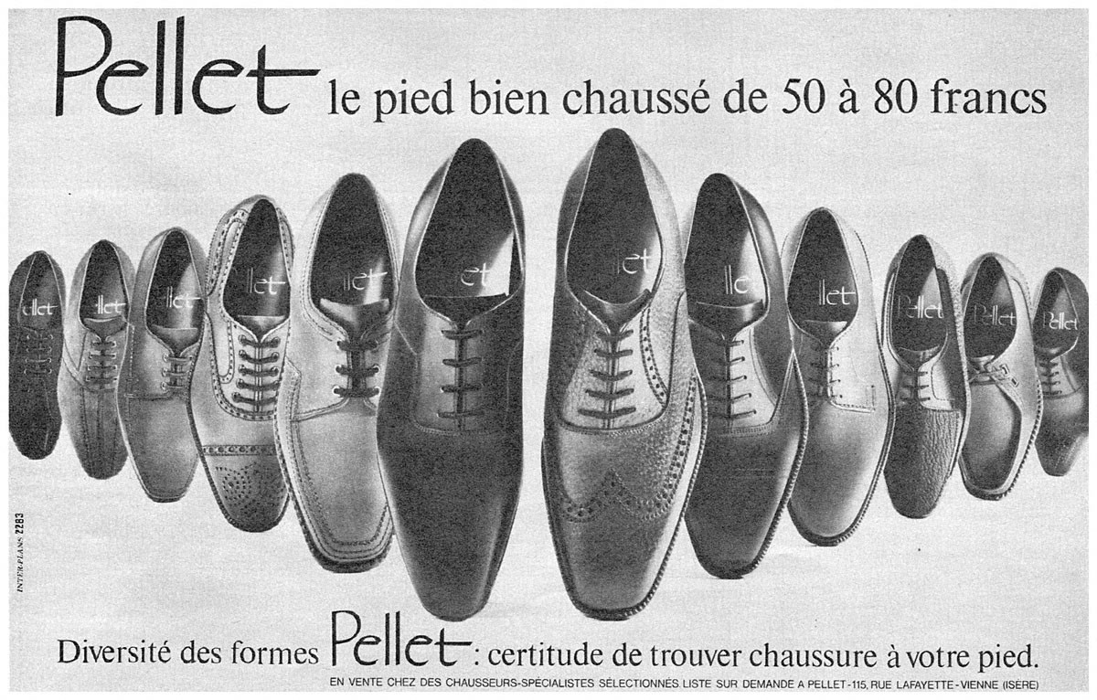 Publicit� Pellet 1965