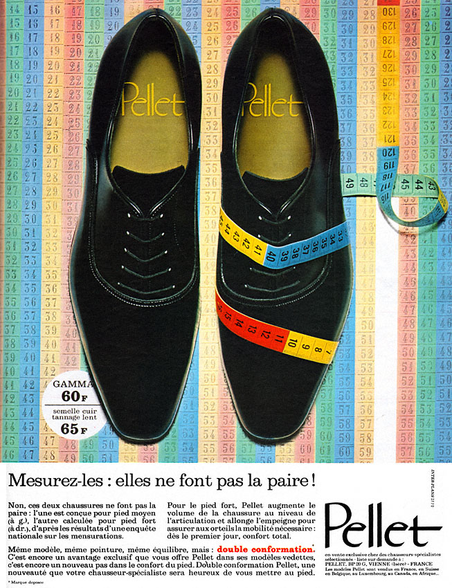 Publicité Pellet 1966