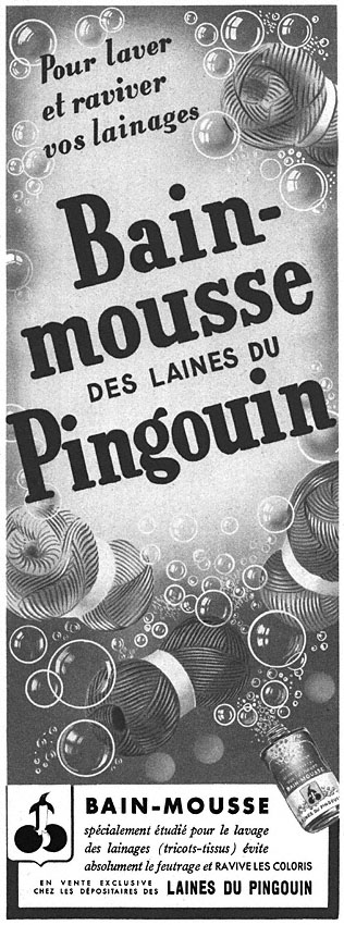 Publicité Pingouin 1949