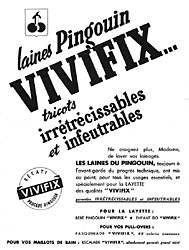 Publicit Pingouin 1950