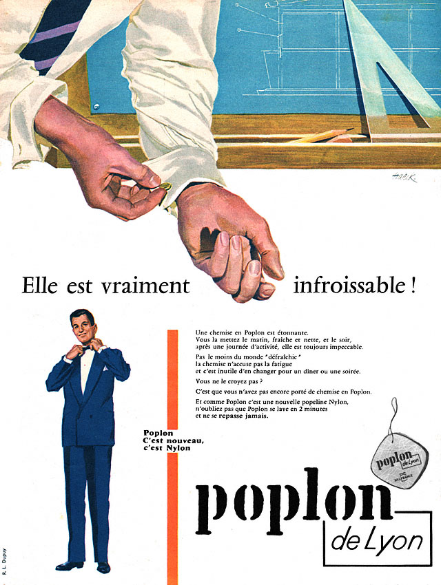 Publicité Poplon 1956
