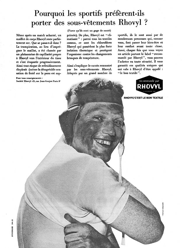 Publicité Rhovyl 1964