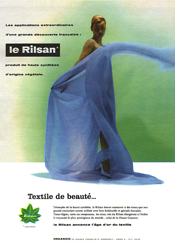 Publicité Rilsan 1956