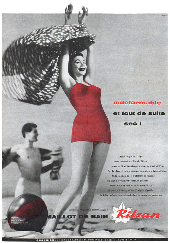 Publicité Rilsan 1957