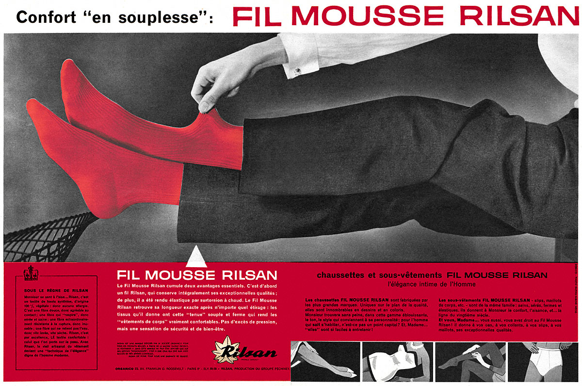 Publicité Rilsan 1959