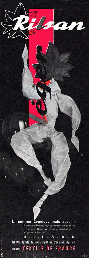Publicité Rilsan 1960