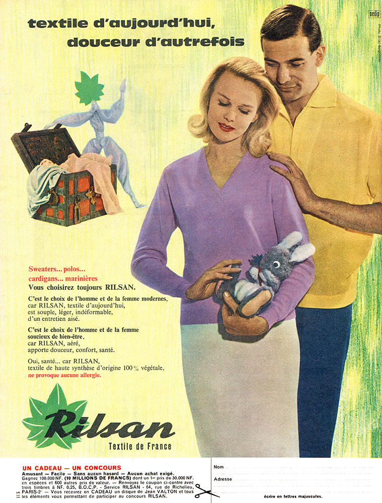 Publicité Rilsan 1960