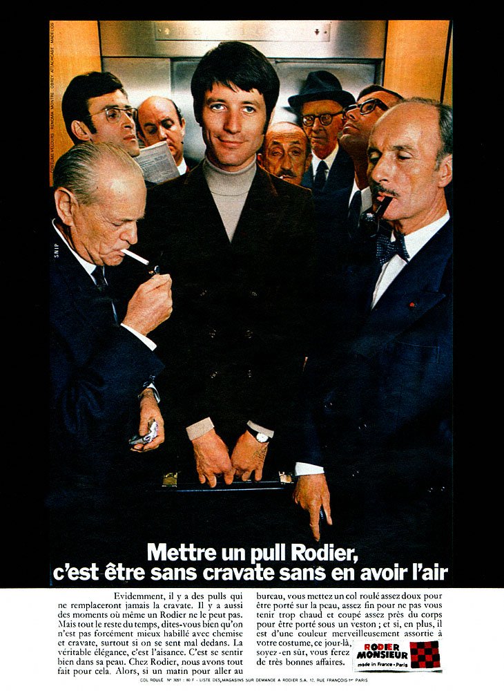 Publicit� Rodier 1970