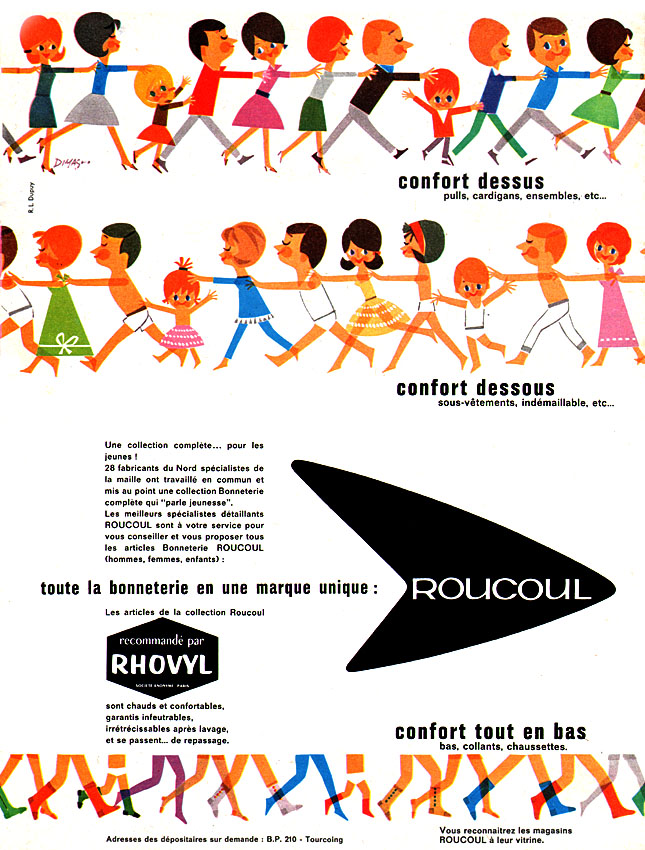 Publicité Roucoul 1960