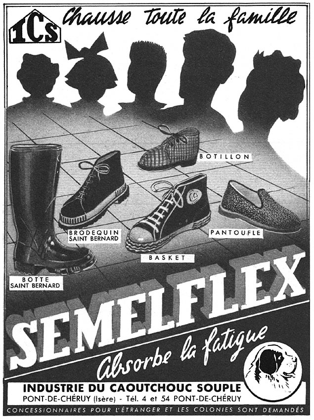 Publicité Semelflex 1952