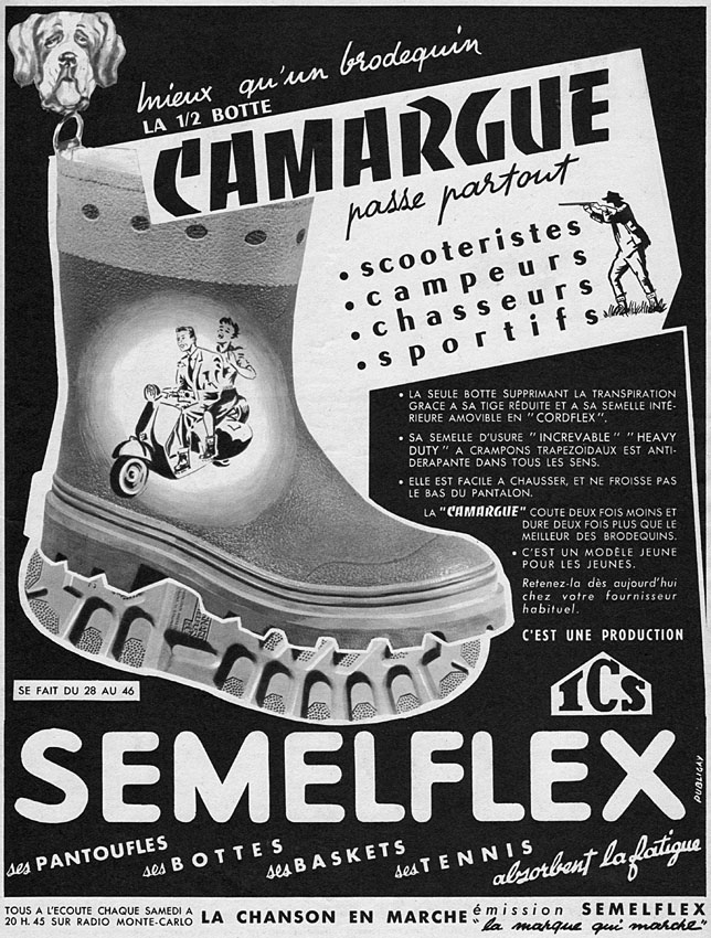 Publicité Semelflex 1954