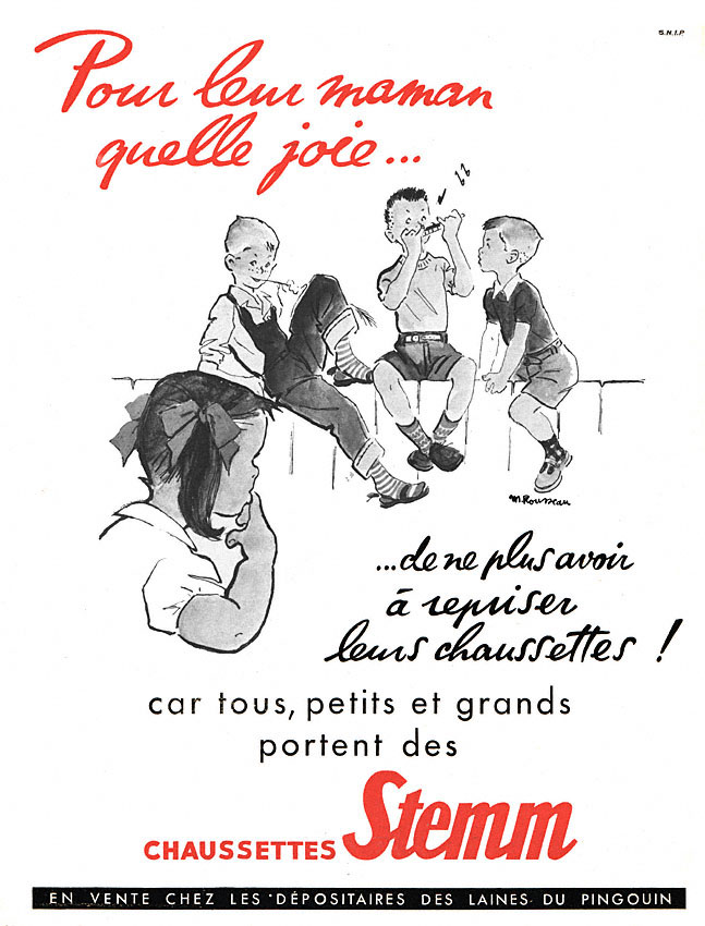 Publicité Stemm 1951