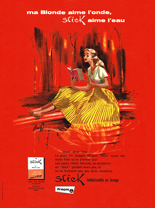 Publicité Stick 1956