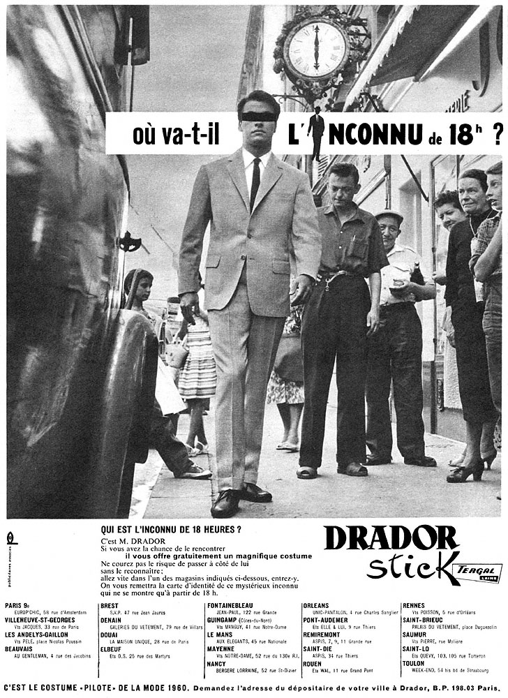Publicité Stick 1960