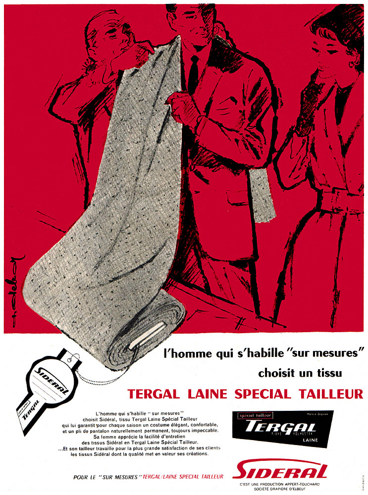 Publicité Tergal 1959