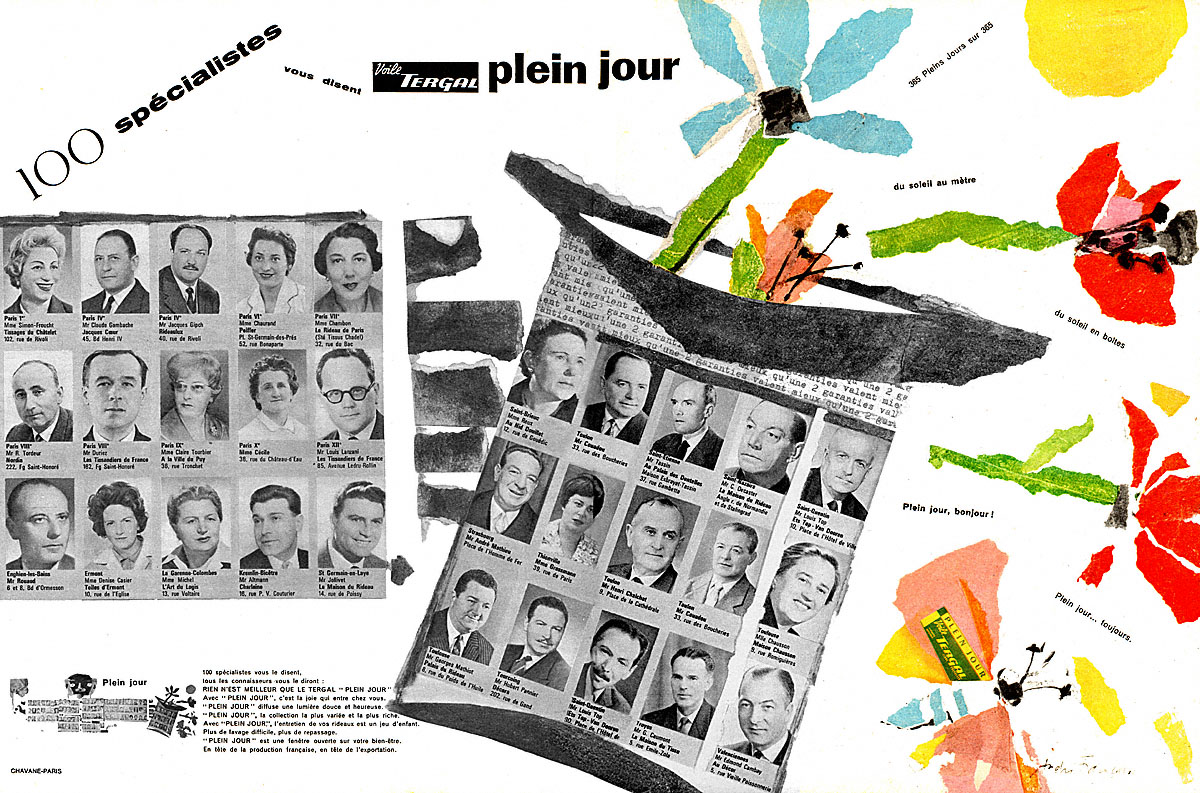 Publicité Tergal 1962