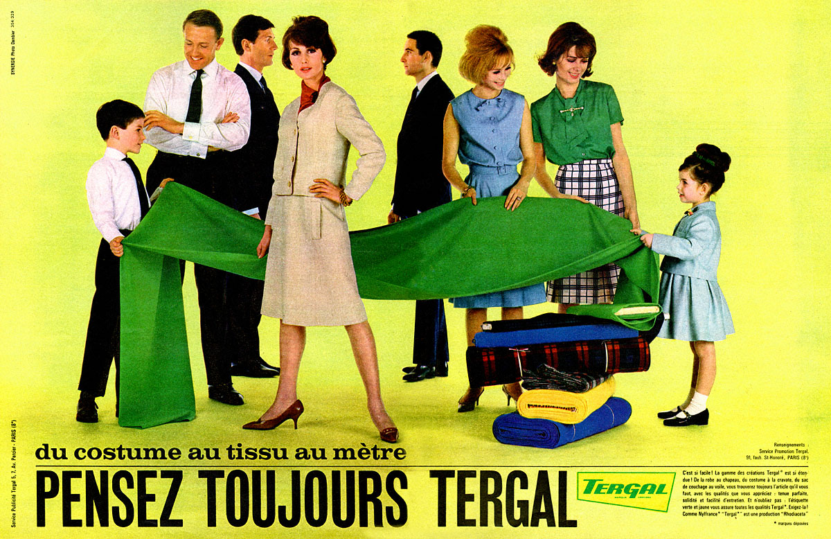 Publicité Tergal 1962