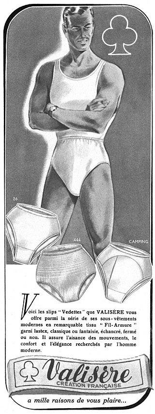 Publicité Valisre 1950