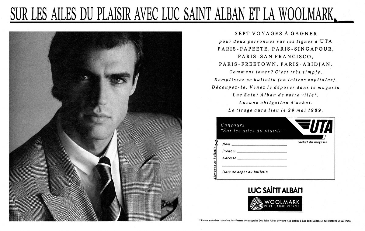 Publicité Woolmark 1989
