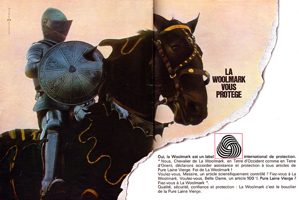 Publicité Woolmark 1965