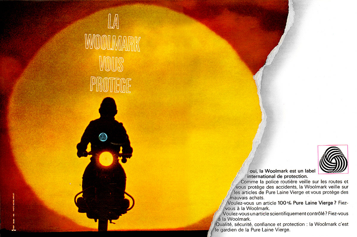 Publicit� Woolmark 1965