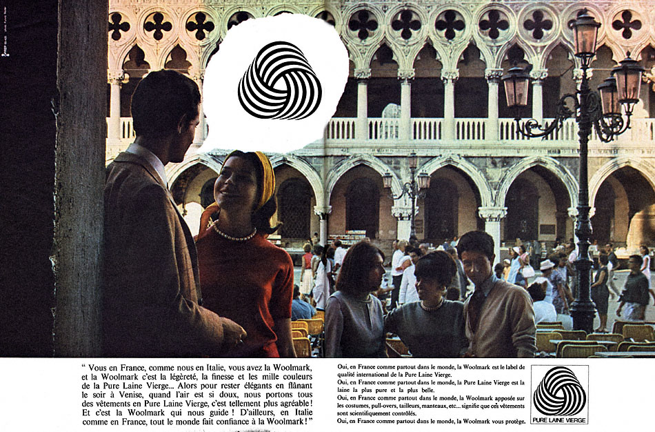 Publicité Woolmark 1965