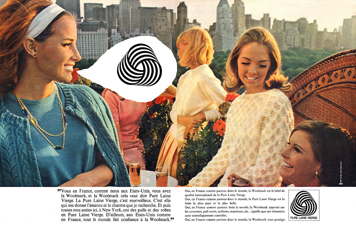 Publicit� Woolmark 1965