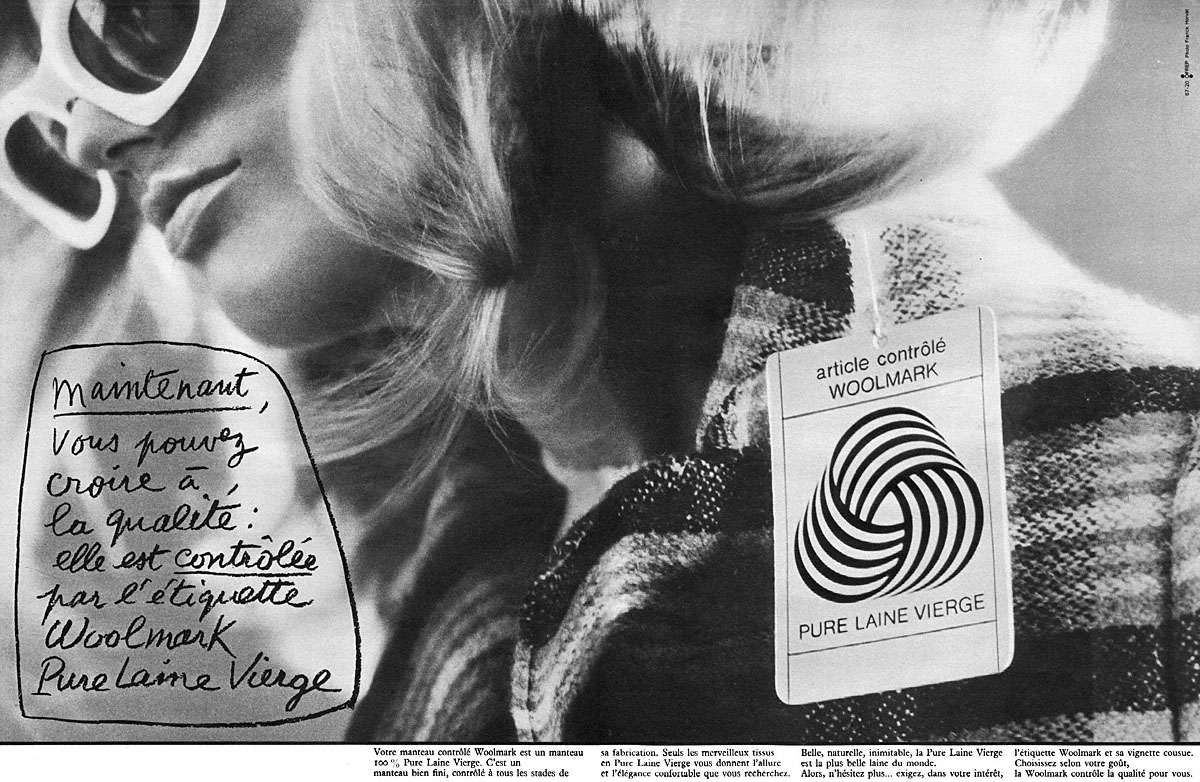 Publicit� Woolmark 1967