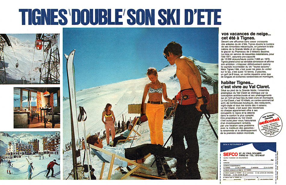 Publicit� Immo Montagne 1971