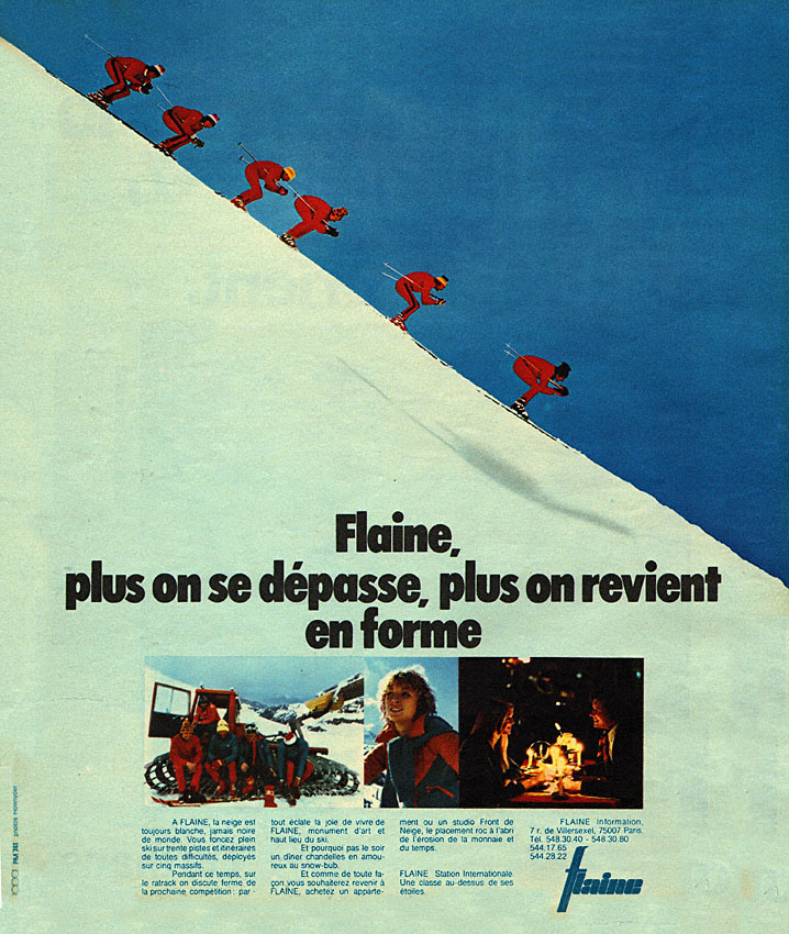 Publicit� Immo Montagne 1974