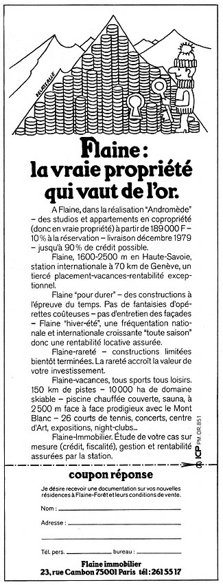 Marque Immo Montagne 1979