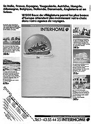 Publicit Interhome 1986