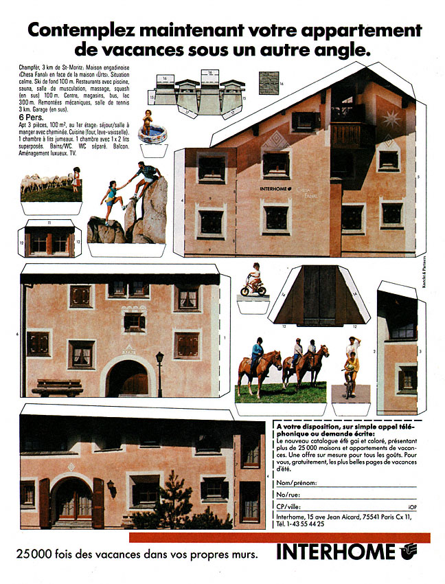 Publicité Interhome 1990